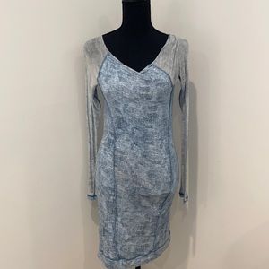 Blue t shirt dress
